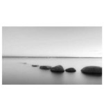 Black and White Rocks Canvas