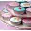 Pink Cup Cakes Canvas Wall Art