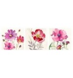 Pink Painterly Poppies Canvas Wall Art