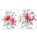 Painterly Poppies Canvas Wall art